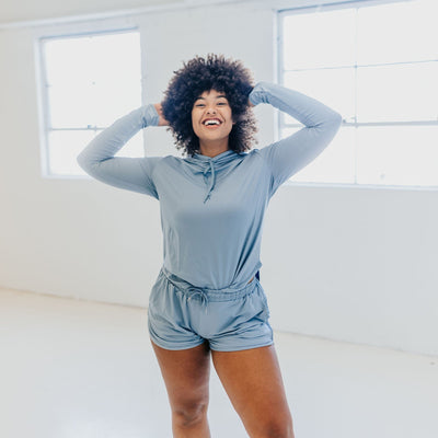 Weekend Shorts - Steel Blue - Senita Athletics