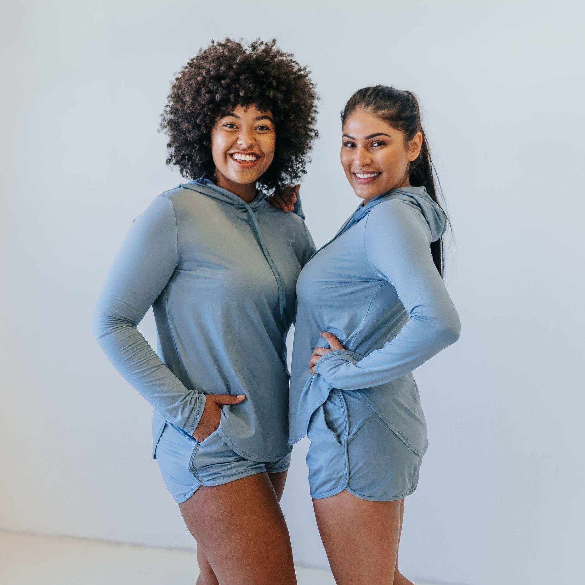 Weekend Shorts - Steel Blue - Senita Athletics
