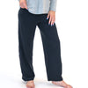 Wide Leg Lounge Pants - Black - Senita Athletics