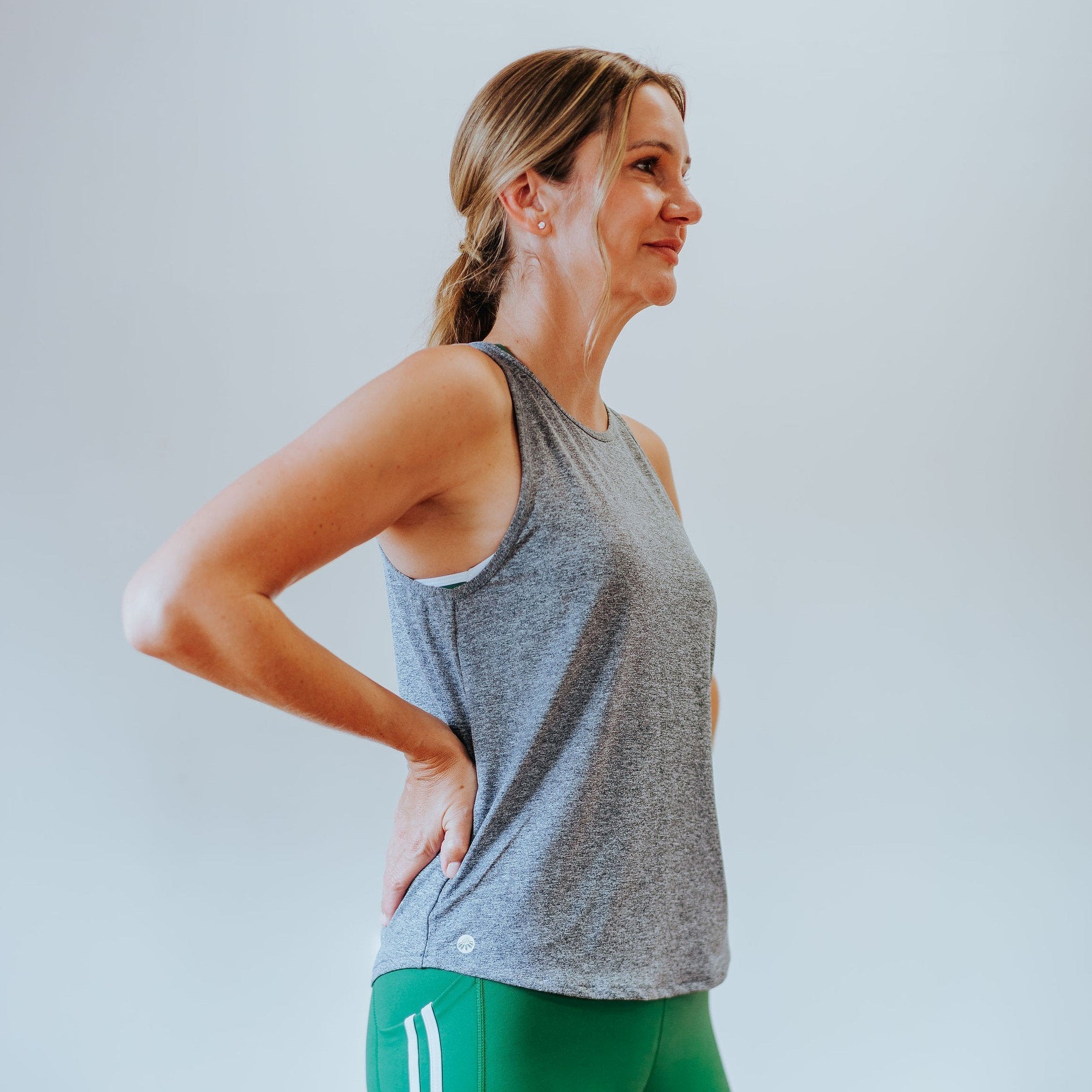 Window Tank 2 - Heathered Navy - Senita Athletics
