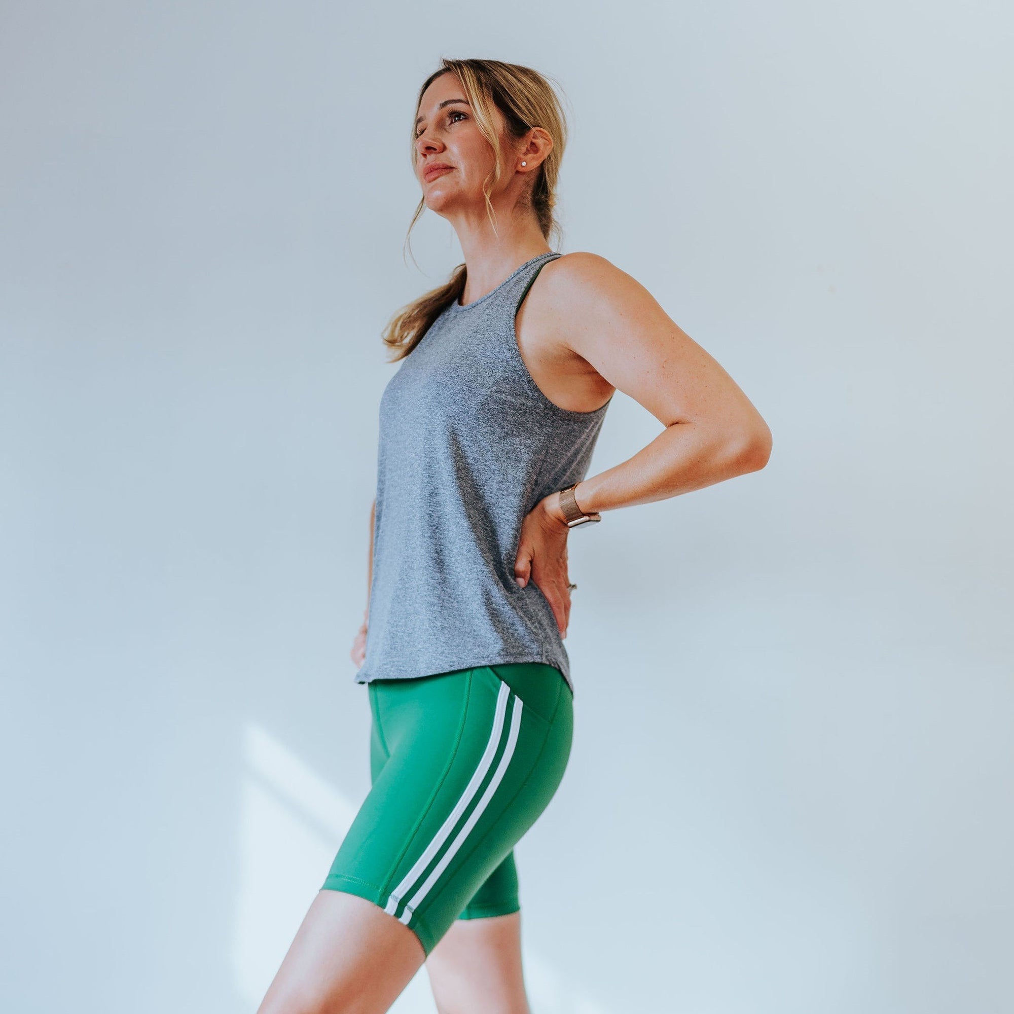 Window Tank 2 - Heathered Navy - Senita Athletics