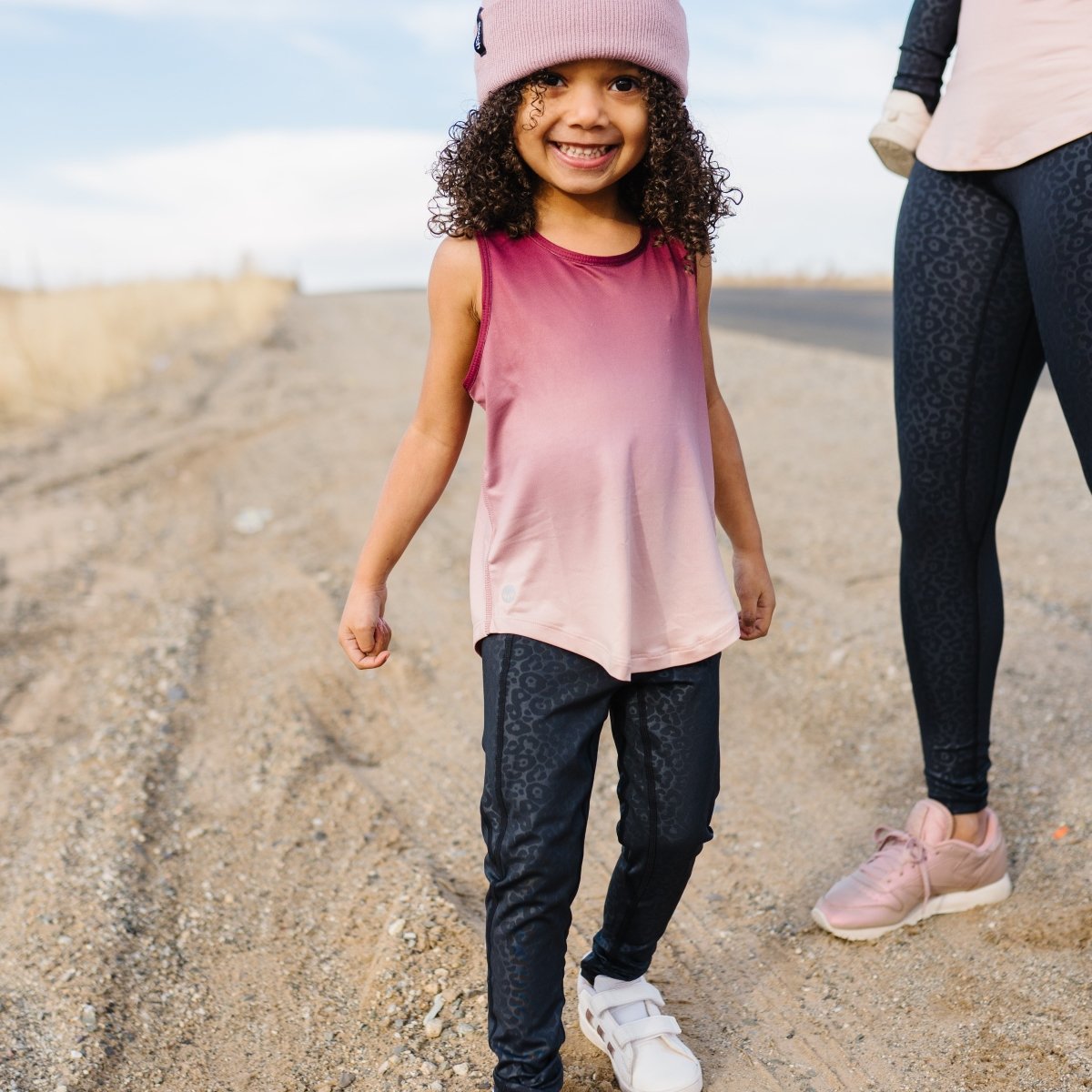 Youth Shakti Lux Pants - Black Leopard - Senita Athletics